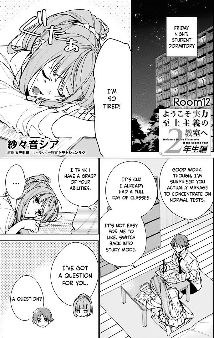 Read Classroom of the Elite - 2nd Year Manga Online