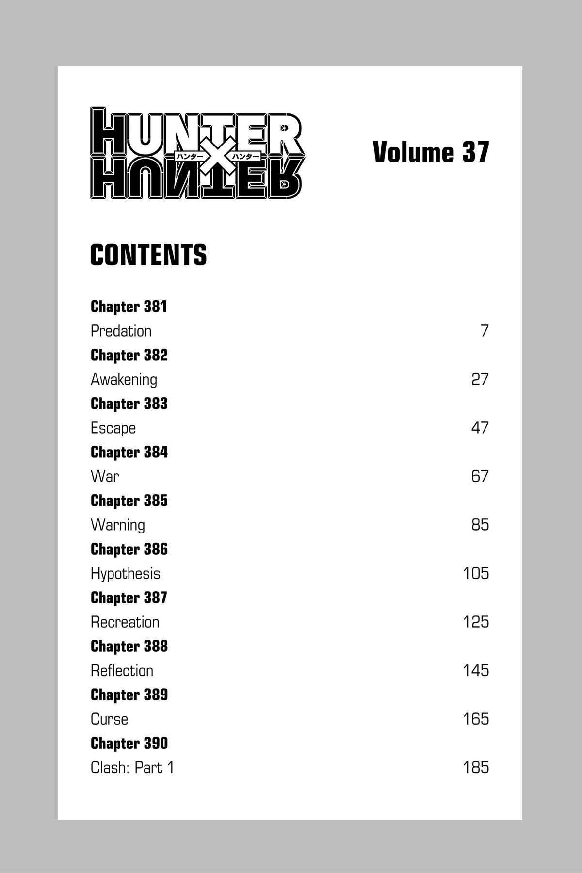 Read Hunter x Hunter Manga Online