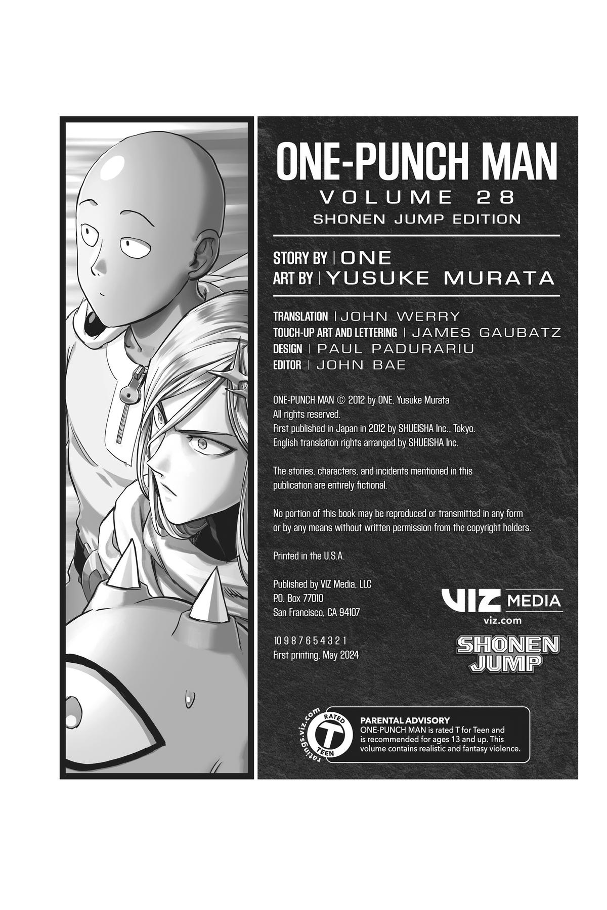 Read One Punch Man Manga Online