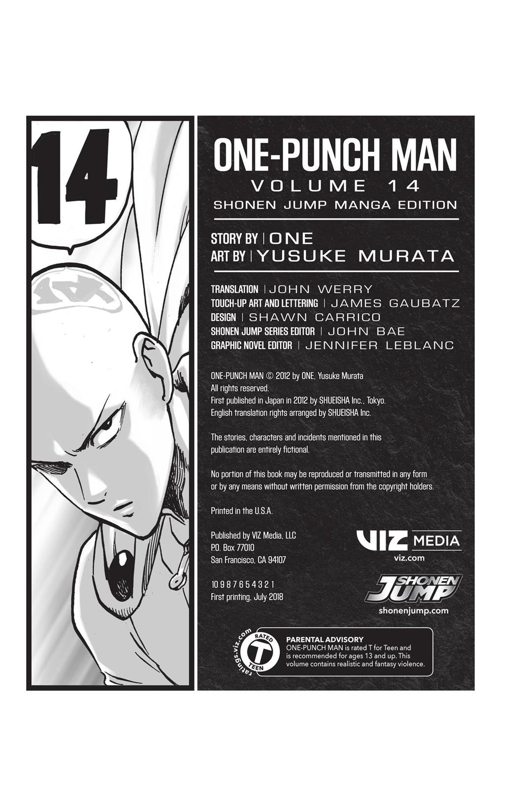 Read One Punch Man Manga Online