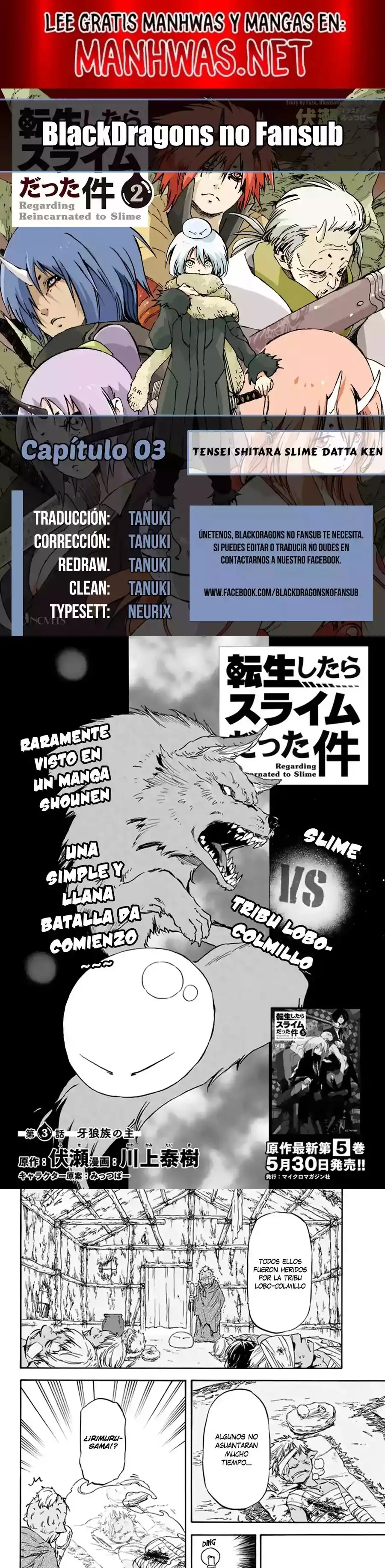 Read Tensei Shitara Slime Datta Ken ES Manga Online